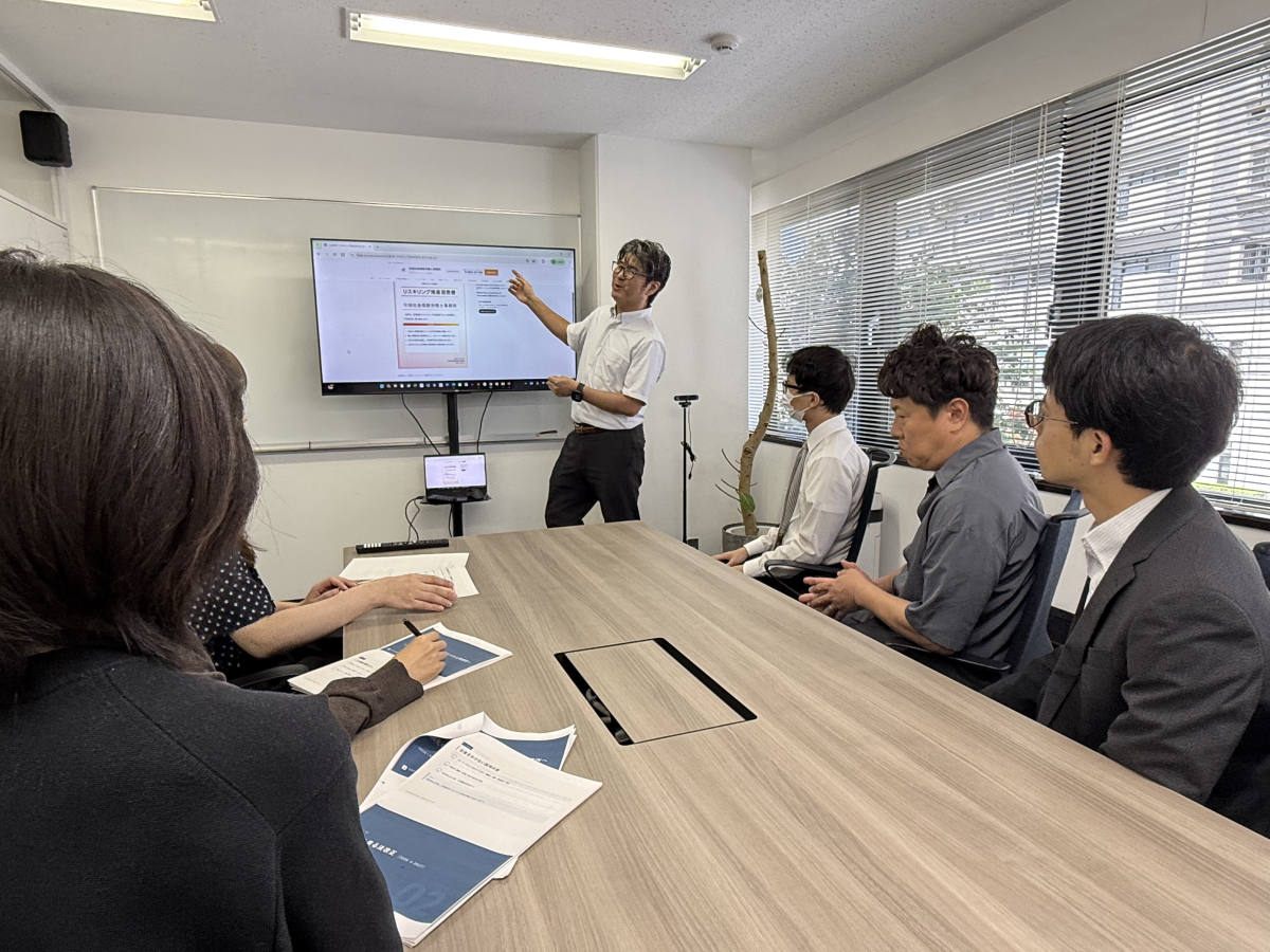 税理士法人ブリーロパートナーズさまでの社員研修の様子