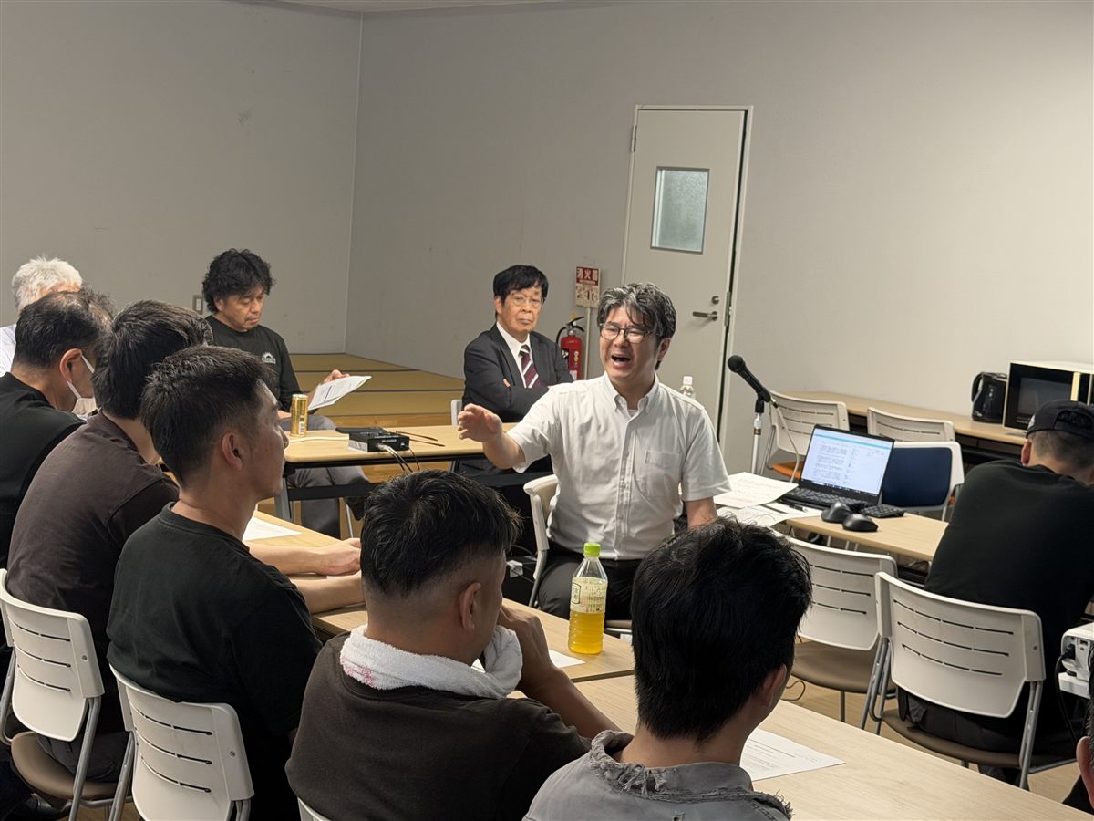 黒野金属様 定年延長 従業員説明会